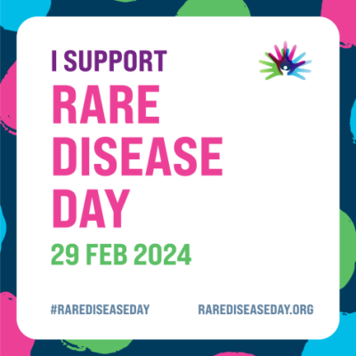 I support rare disease day 2024 logo