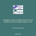 Bibliometric analysis of research publication output supported by the Health Research Board (2013 – 2016)