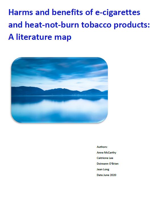 Harms and benefits of e-cigarettes and heat-not-burn tobacco products. A literature map