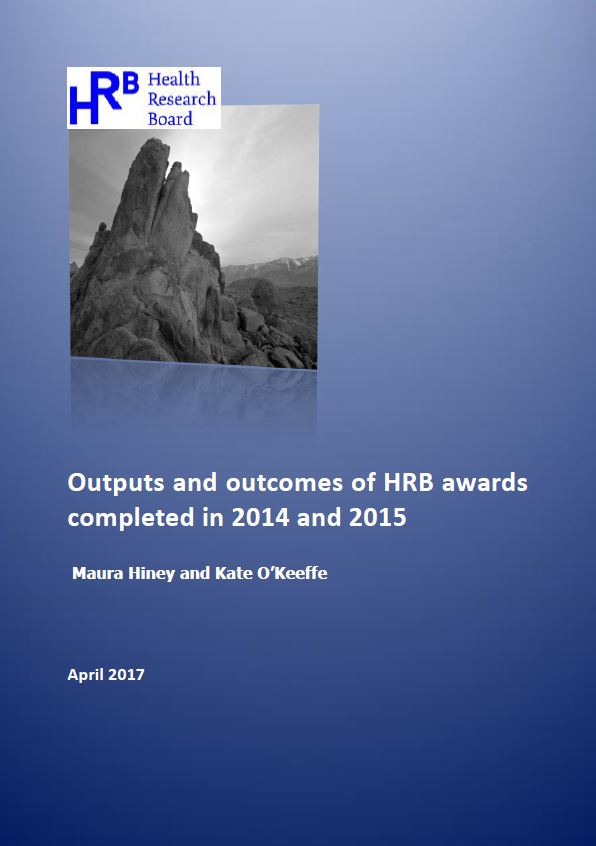 Outputs and outcomes of HRB awards completed in 2014 and 2015