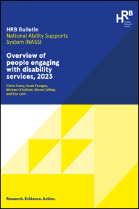 Overview of people engaging with disability services in Ireland, 2023