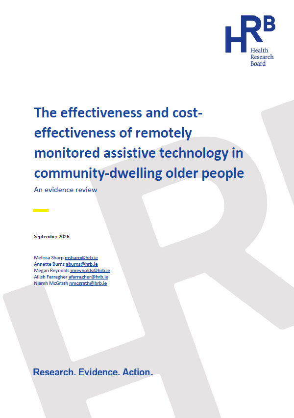 The effectiveness and costeffectiveness of remotely monitored assistive technology in community-dwelling older people